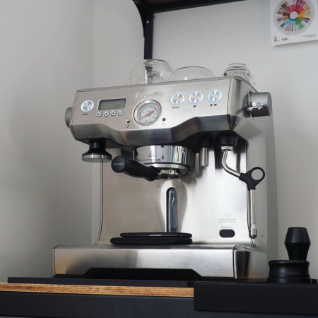 Portafiltru fără fund Normcore 58 mm compatibil cu espressoare Breville, negru - GRAD A [2]