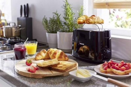 Prăjitor de pâine Philips HD2581/90, 2 sloturi pentru pâine prăjită, 8 niveluri - GRAD A [1]