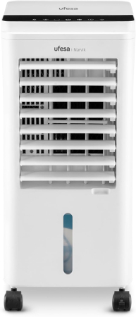 Ventilatoare - Racitor Evaporativ Ufesa Narvik 65W Rezervor 5L 3 Viteze,  Timer 12h, fara telecomanda - GRAD A
