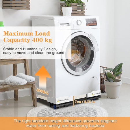 Suport Universal pentru Masina de Spalat,  42-69 cm, 400 kg - GRAD A [1]