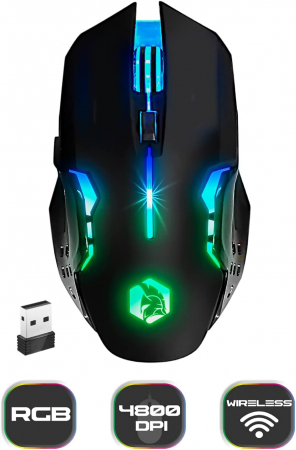 Tastatura si mouse gaming EMPIRE GAMING - Armor RF800, fara fir, QWERTZ (DE Layout), mouse pad - GRAD A [2]