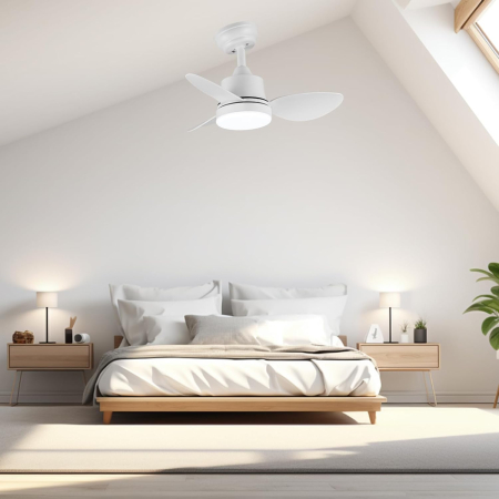 Ventilator de tavan Newday 61cm, LED, telecomanda, 6 viteze - GRAD A [5]