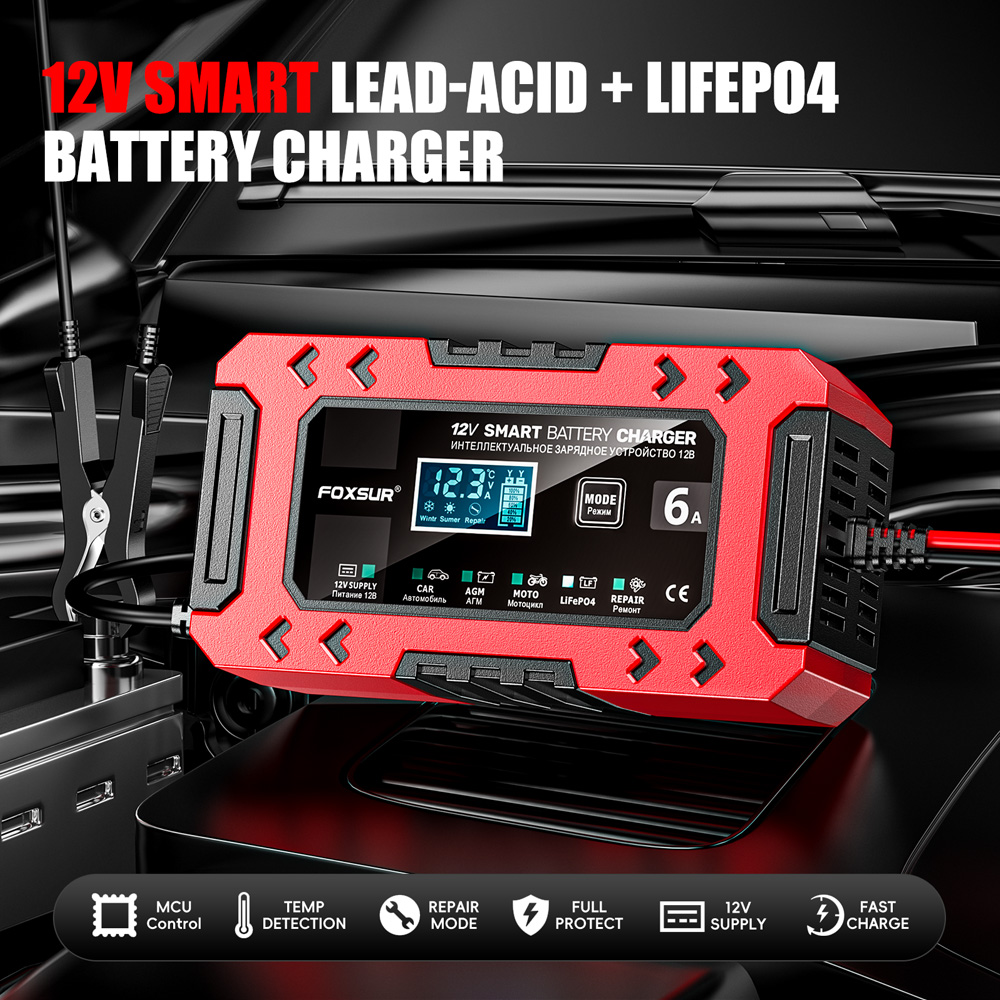 Incarcator Smart FOXSUR 12V