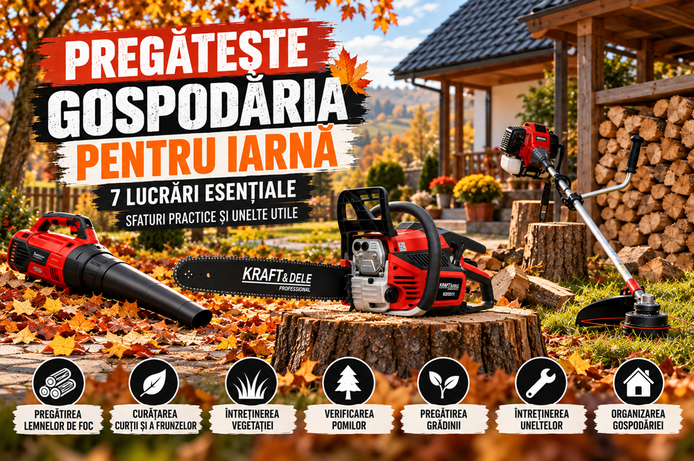 Pregătirea gospodăriei pentru iarnă: 7 lucrări esențiale pe care să le faci toamna