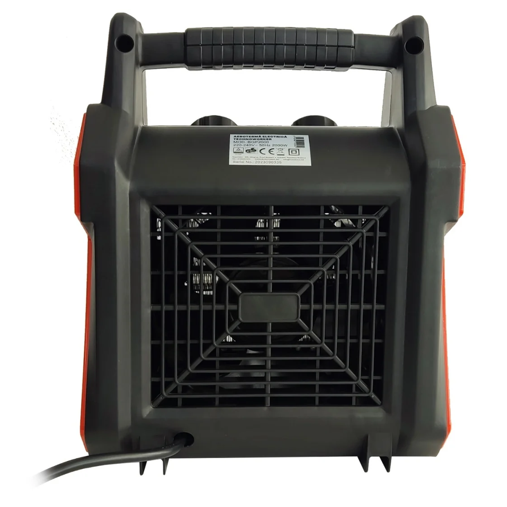 Aerotermă electrică 2000 W, 3 trepte de putere, termostat 70°C, 220–240 V, BGP2000 [4]