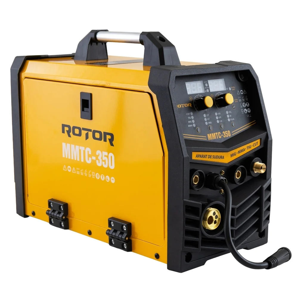 Aparat de sudură 4 în 1 MIG/MMA/TIG/CUT, 15–350A, 220–240V, dublu display, MMTC-350 [3]