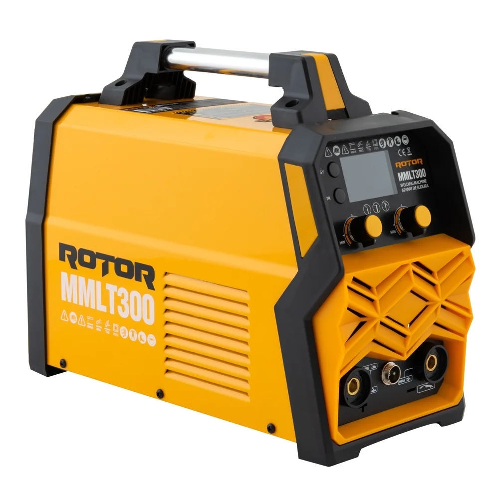 Aparat de sudură MIG/MMA/LIFT TIG, 300A, electrozi 1,6–4 mm, sârmă flux 0,8–1,2 mm, 220V, MMLT-300 [4]