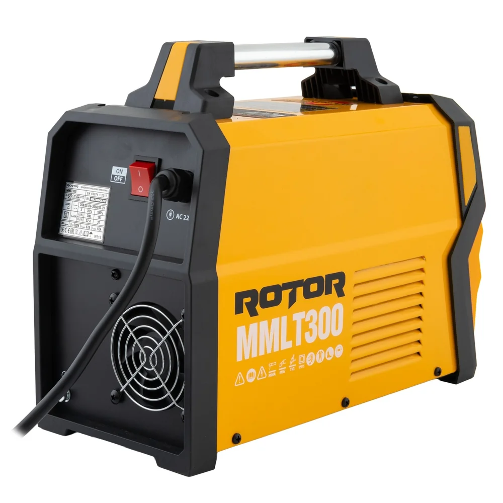 Aparat de sudură MIG/MMA/LIFT TIG, 300A, electrozi 1,6–4 mm, sârmă flux 0,8–1,2 mm, 220V, MMLT-300 [5]