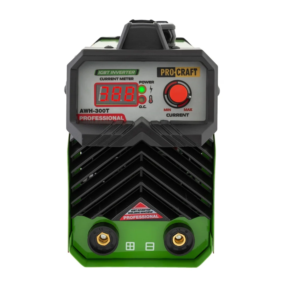 Aparat de sudură MMA 300A, 4500W, display digital, electrozi 1,6–5 mm, 230V, AWH-300T [4]