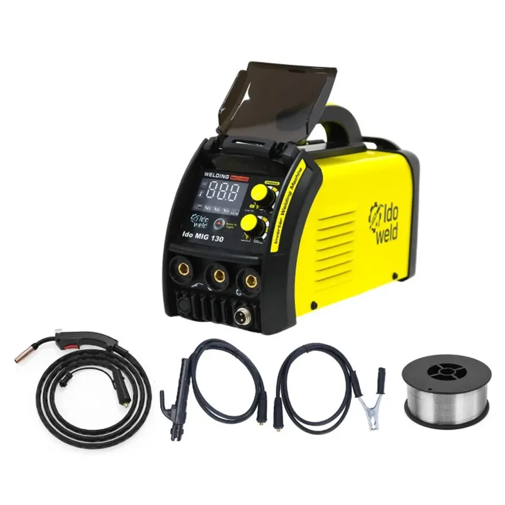 Aparat de sudură multiproces 130A, MIG-MAG, MMA și TIG LIFT, cu rolă de sârmă FLUX 1 kg, MIG 130 [3]