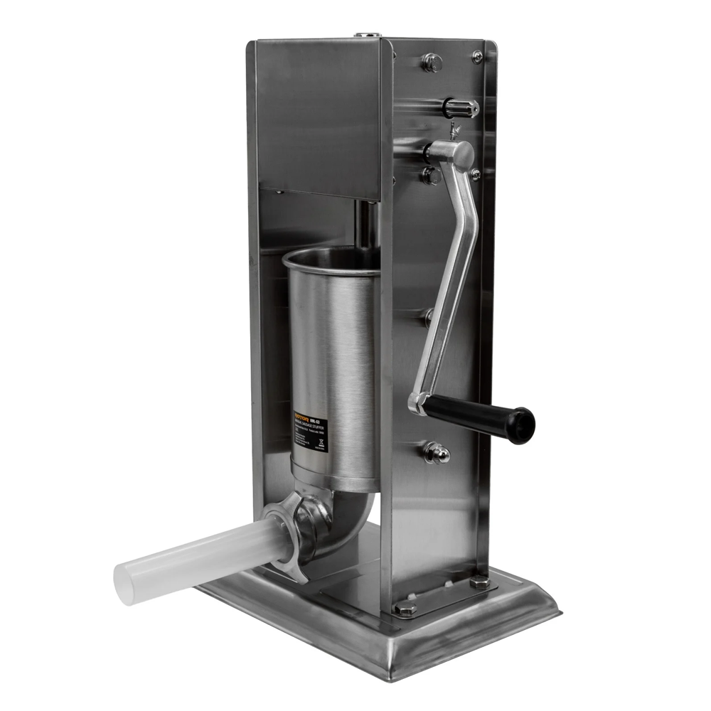 Aparat mecanic de făcut cârnați 3 L, vertical, inox alimentar, cuvă basculantă, 6 pâlnii, RML-S3 [4]