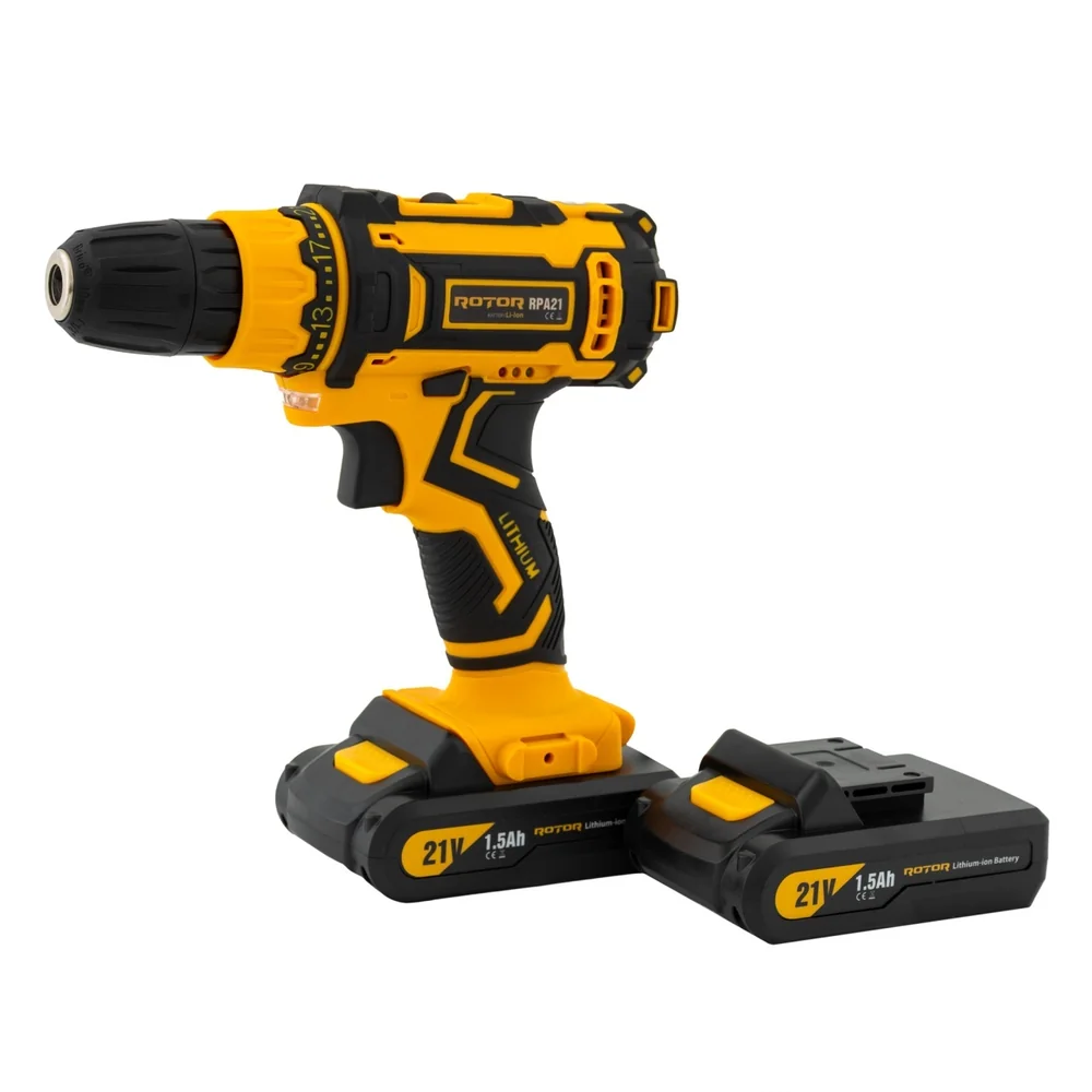 Autofiletantă cu 2 acumulatori, 21V, 1.5 Ah, 30 Nm, 2 viteze, mandrină 10 mm, RPA21 [2]