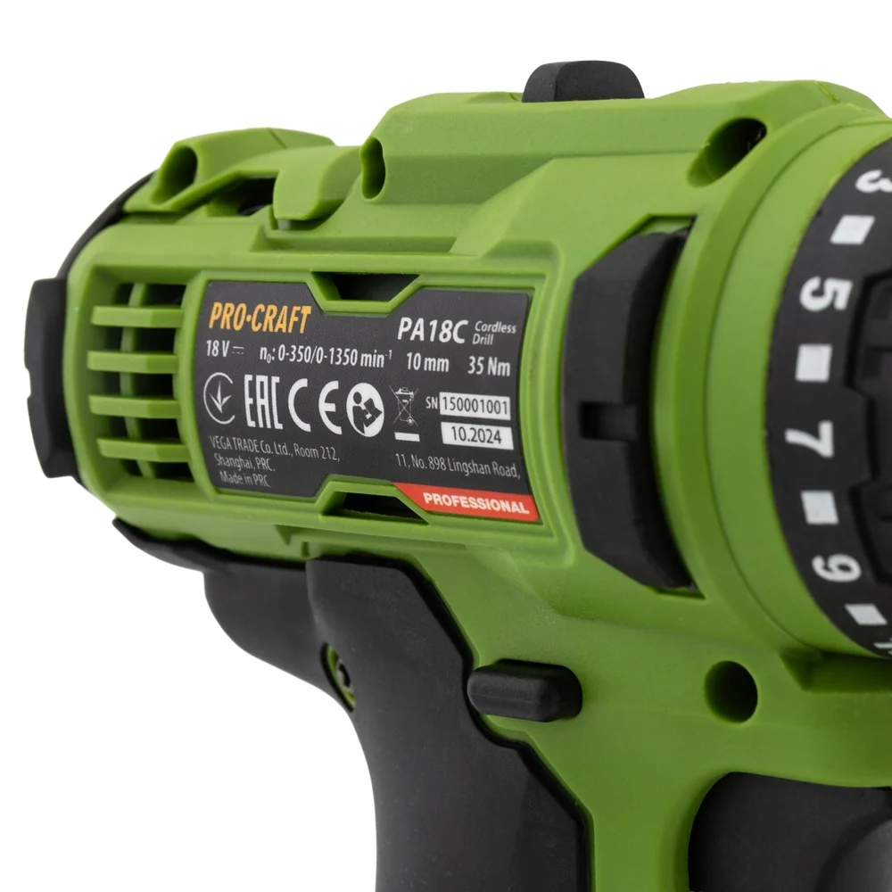 Autofiletantă compactă pe acumulator 18V 1,5Ah, 20 Nm, mandrină 10 mm, 2 acumulatori, PA18C [6]