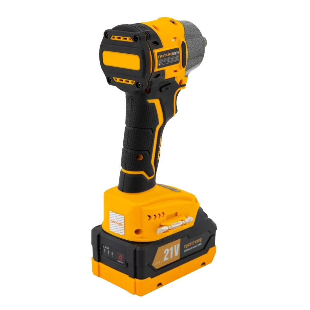 Autofiletantă cu impact pe acumulator 21V 3Ah, Brushless, 320 Nm, 2 acumulatori, RIW21 [6]