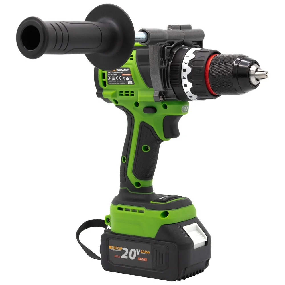 Autofiletantă cu percuție pe acumulator 20V 4Ah, Brushless, 180 Nm, mandrină 13 mm, PA18ProBL [6]
