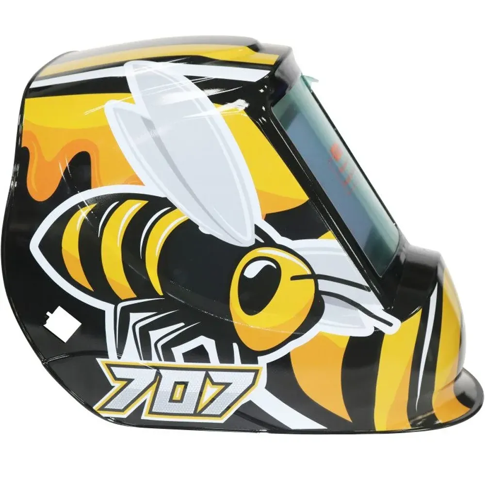 Mască automată de sudură cu 4 senzori, vizor 100 × 93 mm și reglaj DIN 9–13, BUMBLE-BEE [3]