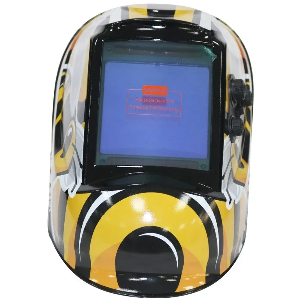 Mască automată de sudură cu 4 senzori, vizor 100 × 93 mm și reglaj DIN 9–13, BUMBLE-BEE [4]