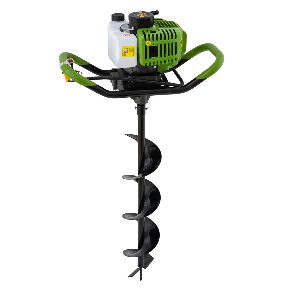Motoburghiu pe benzină 52CC, 1400W, motor 2T, burghiu 150 x 800 mm inclus, GD52 [3]