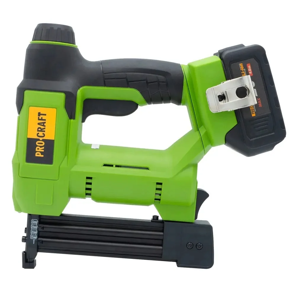 SET: Capsator pe acumulator 20V, capse T600/T606, cuie tip F, magazie 100 buc, PEH20 [Include: Doi acumulatori și încărcător] [2]