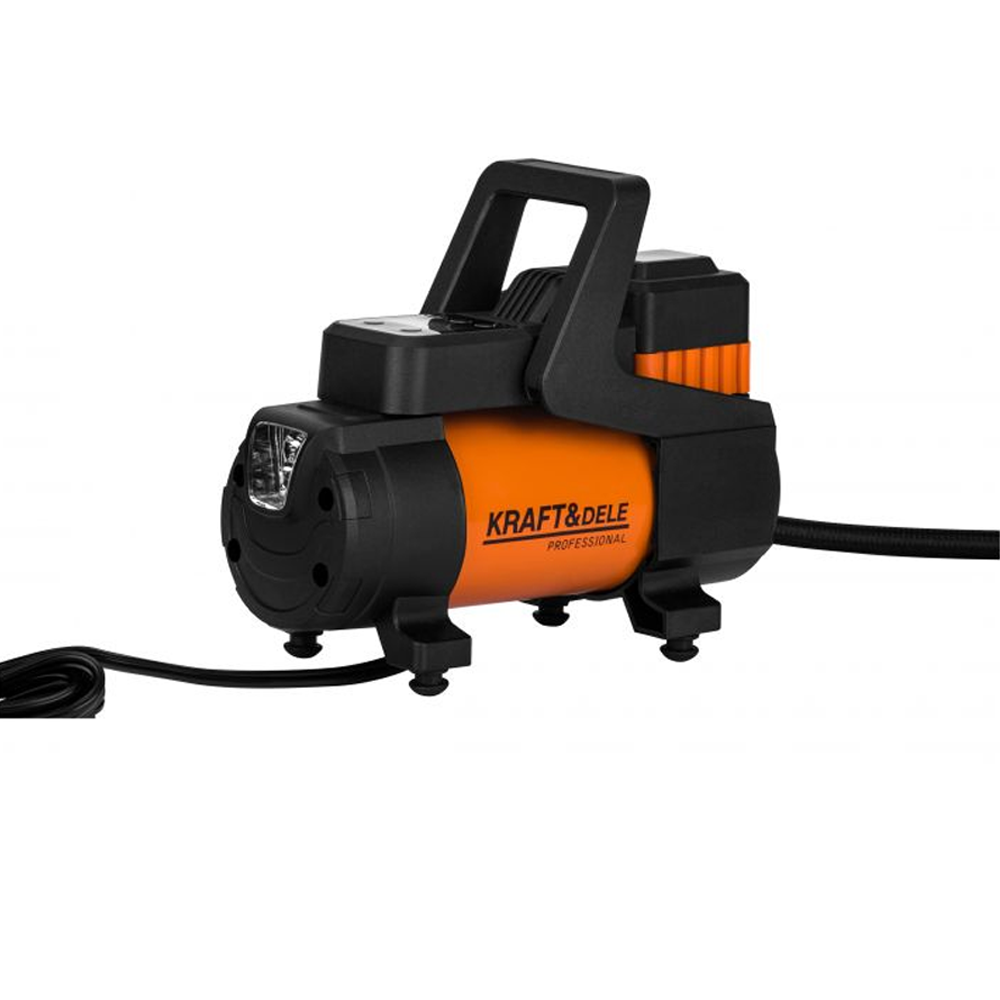 Compresor auto 12V, 168 W, 200 PSI, 45 l/min, afișaj digital, geantă, KD3440 [3]