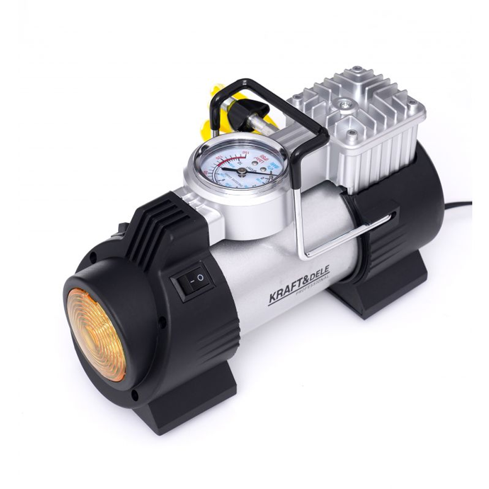 Compresor auto 12V, 190 W, 150 PSI, debit 40 l/min, lanternă LED, KD1468 [4]