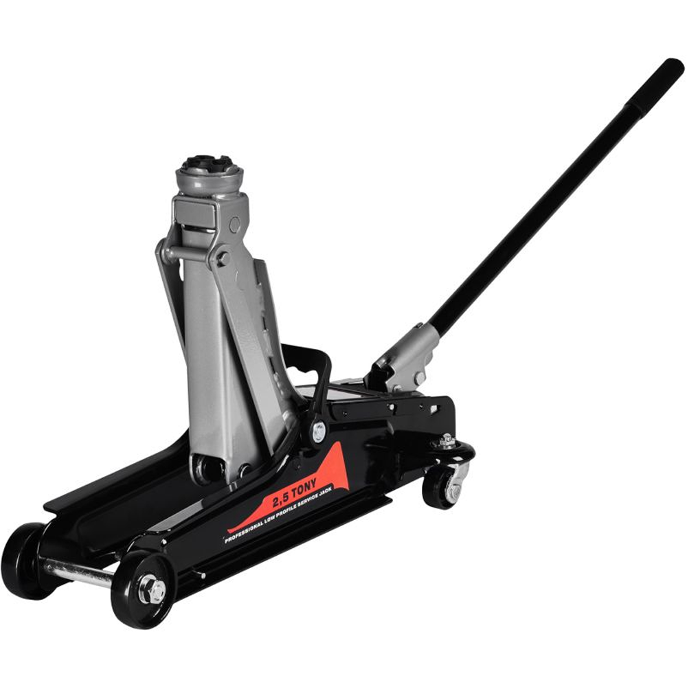 Cric hidraulic compact 2,5 t, profil redus, ridicare 90–340 mm, KD1362 [3]
