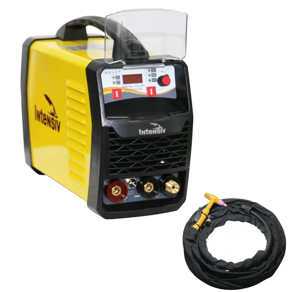 Aparat de sudură TIG/WIG și MMA 190A, amorsare HF, reglaj pre-gaz și post-gaz, DIGITAL TIG 200 [3]