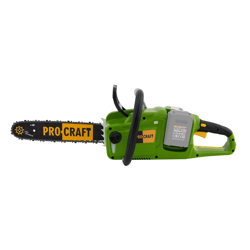Drujbă pe acumulator PROCRAFT PCA/2 2x20V, 40V, lamă 35 cm, motor Brushless, PCA40/2 [Fără acumulator și încărcător] [2]