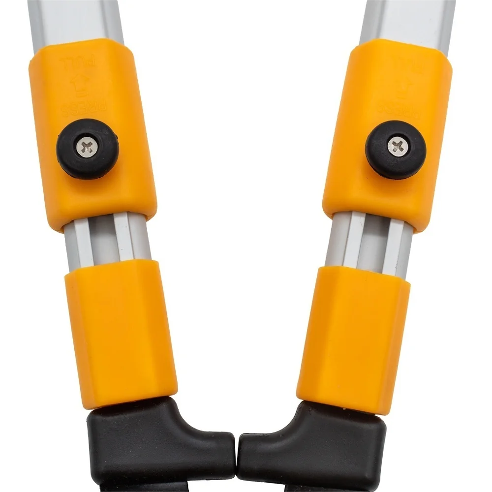 Foarfecă pentru gard viu cu mâner telescopic 68–85 cm, lame din oțel 65Mn, RFG-85 [6]