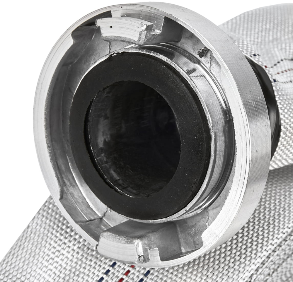 Furtun de incendiu 2 inch (50.8 mm), Lungime 20m, cu Cuplaje Rapide Aluminiu, Presiune 12 Bar [7]