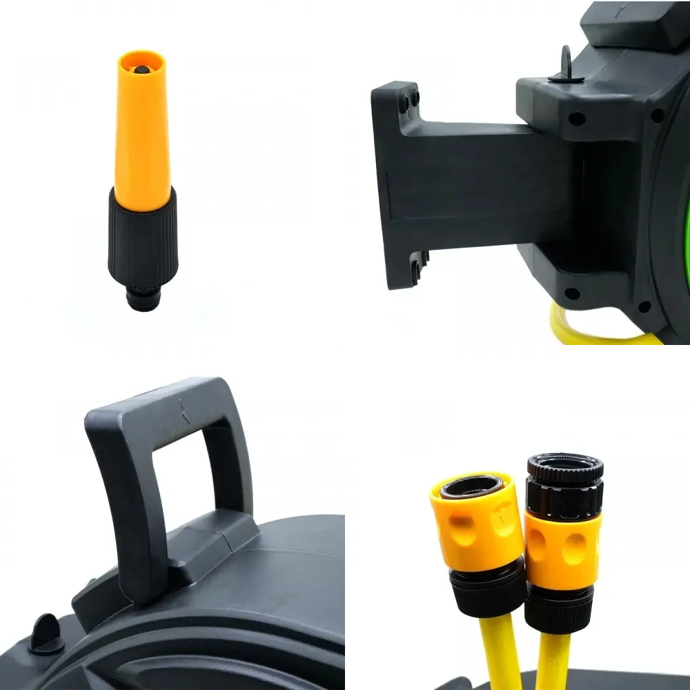 Furtun de irigare retractabil 20 m, 1/2", presiune maximă 8 bari, carcasă din plastic, VK20 [3]