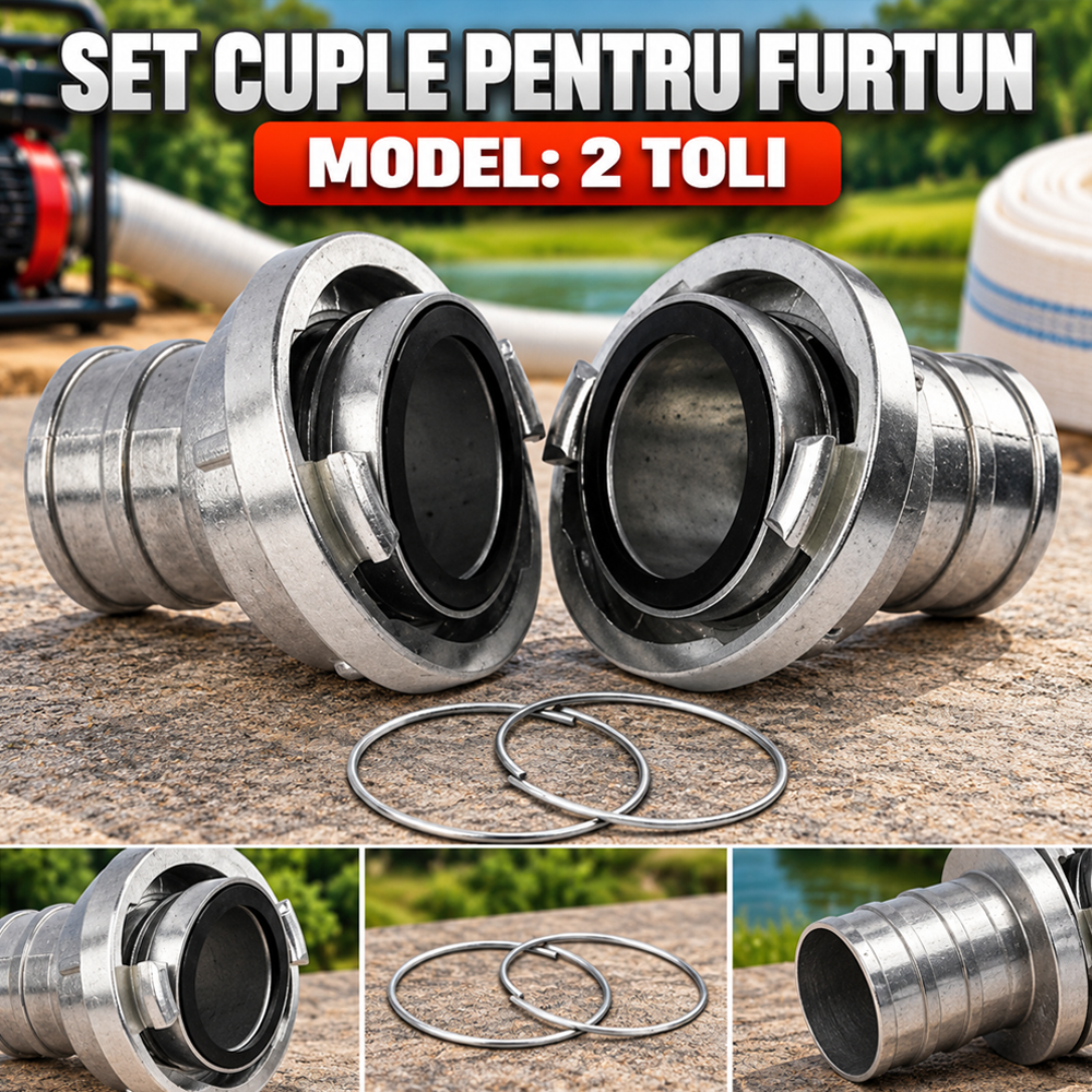 Set 2 cuple de 2", racorduri pentru furtun [2]