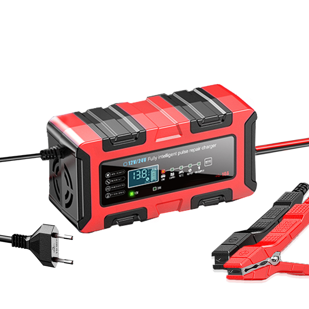 Redresor Baterie Inteligent 12V/24V 10A FOXSUR, Redresor Automat LiFePO4, AGM, GEL și Plumb-Acid cu Funcție Reparare FOXSUR [3]