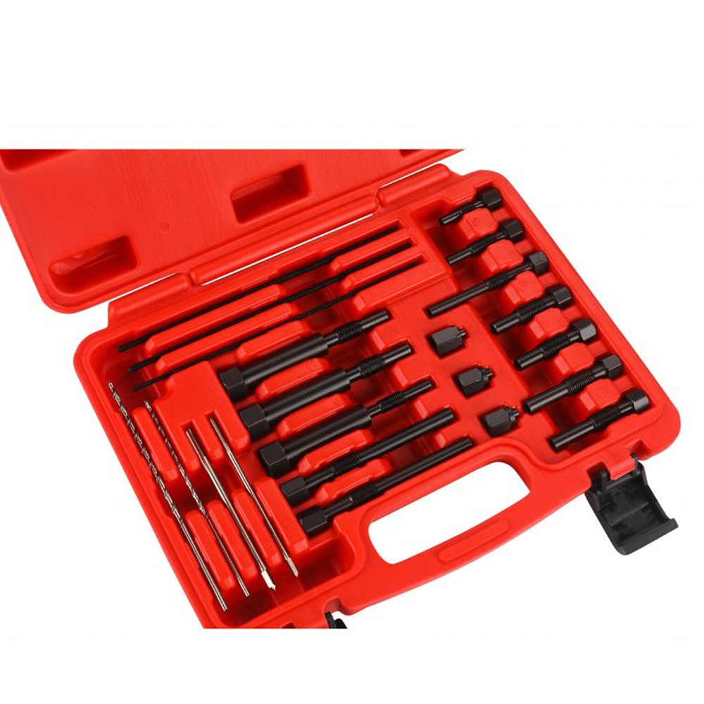 Kit demontare bujii incandescente, 22 piese, extractoare, adaptoare și burghie, KD12529 [3]