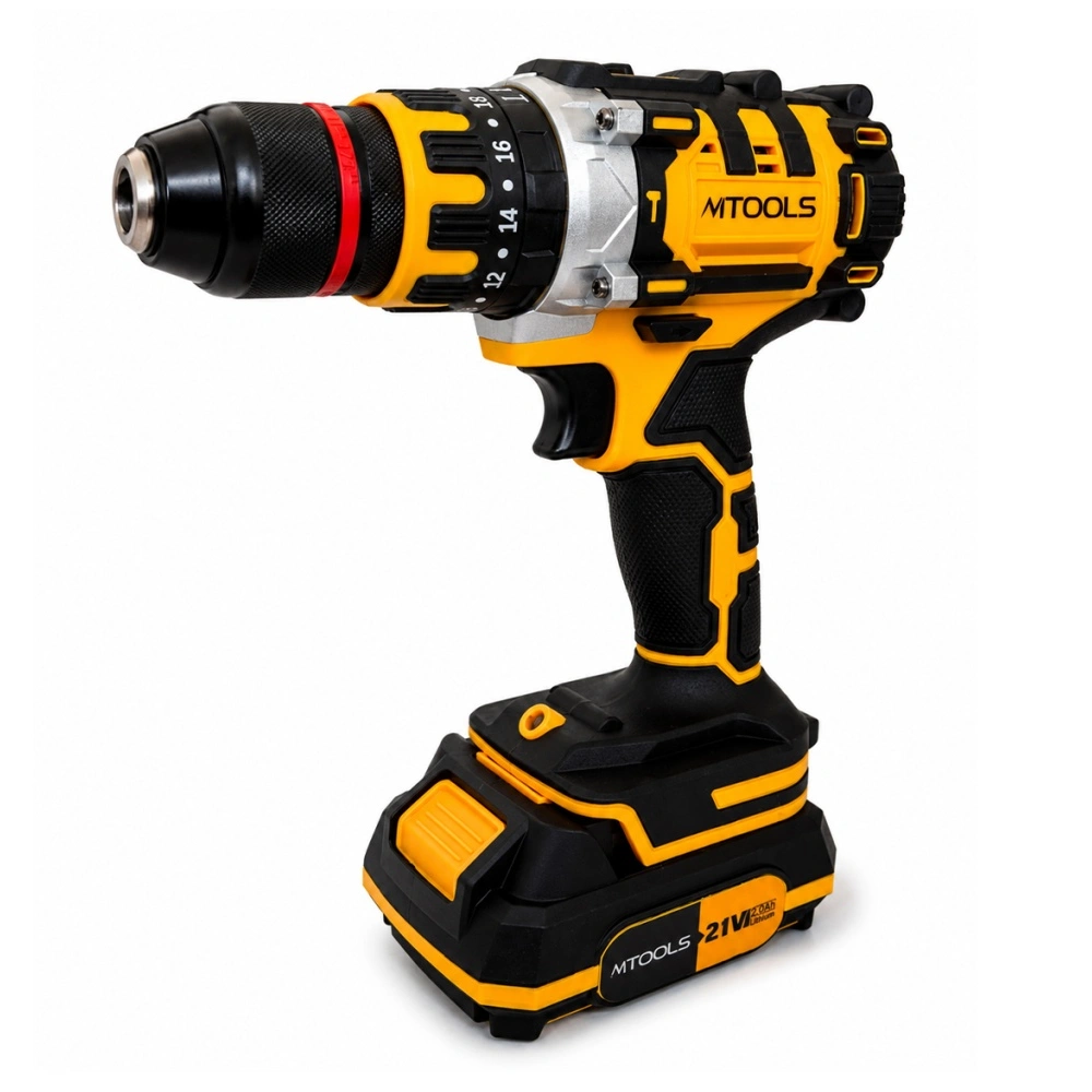 Mașină de găurit și înșurubat cu acumulator 21V, 50 Nm, mandrină 13 mm, 2 baterii + 46 accesorii, BS6018 [2]