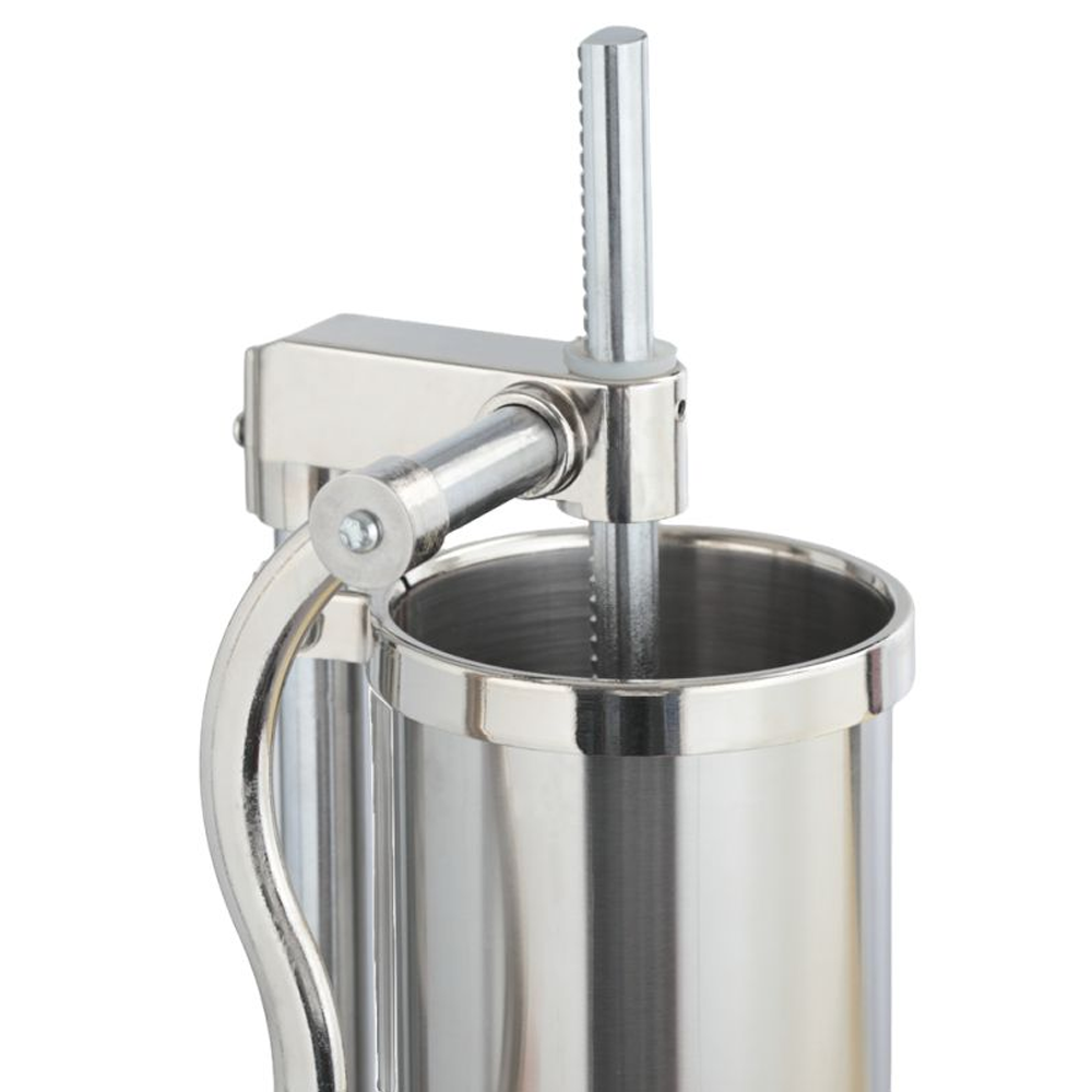 Mașină Umplut Cârnați 4 kg, Inox, 4 Pâlnii [3]