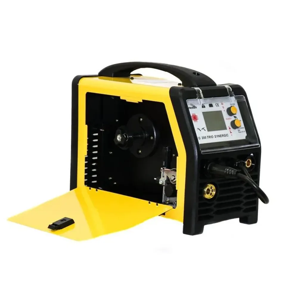 Aparat de sudură multiproces sinergic 200A, MIG-MAG, FLUX, MMA și TIG DC-Lift, cu ecran LCD, MIG 200 TRIO SYNERGIC [2]