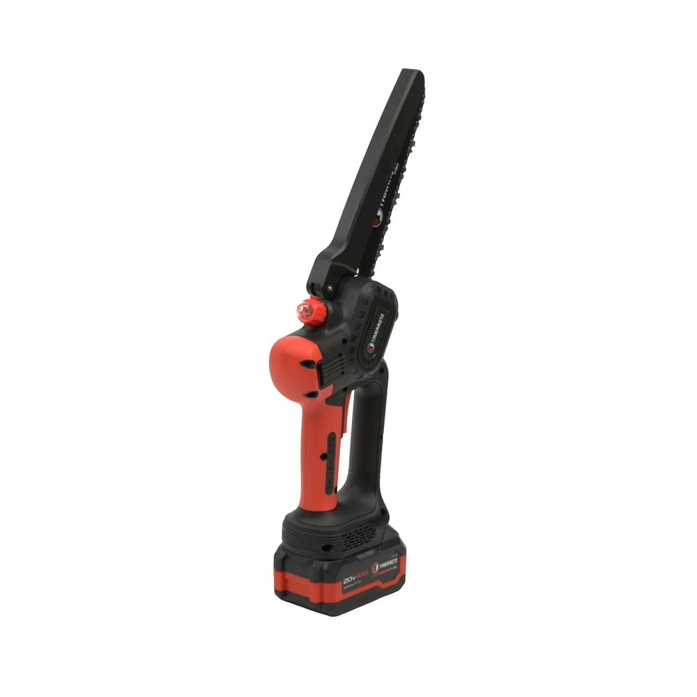 Mini drujbă pe acumulator 20V 4Ah, 500W Brushless, lamă 8” / 20 cm, tăiere 190 mm, YBS-84 [2]