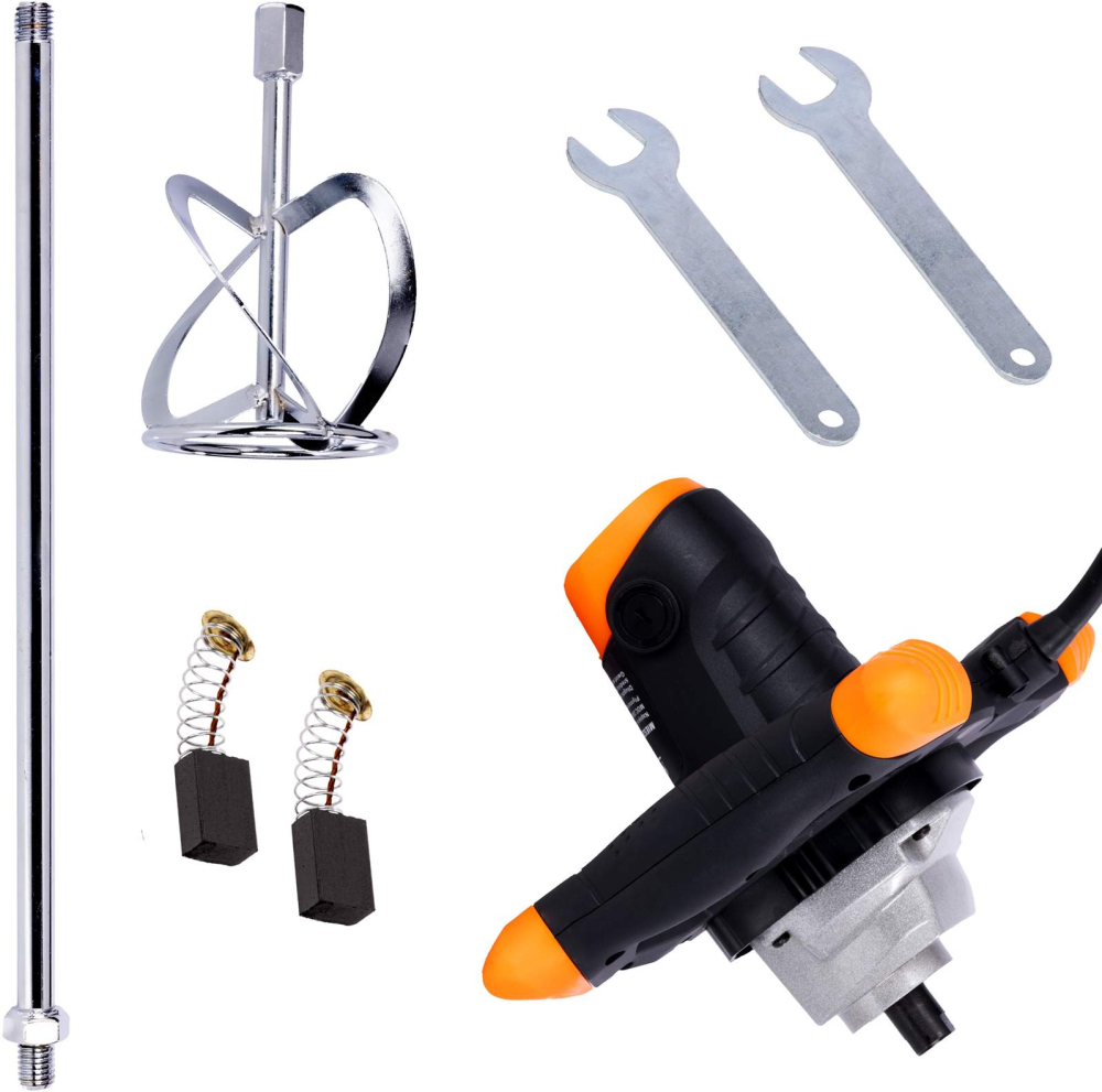 Mixer Electric pentru Mortar, Vopsea și Adezivi 2600W, Viteză Reglabilă 0-850 rpm, Prindere M14 [14]