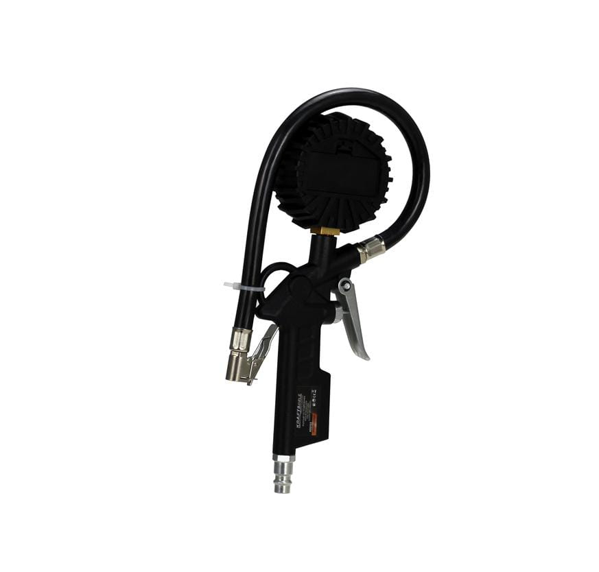 Pistol de Umflare Profesional cu Manometru Digital, Presiune 12 Bar, Furtun 30cm și Conector 1/4" [5]