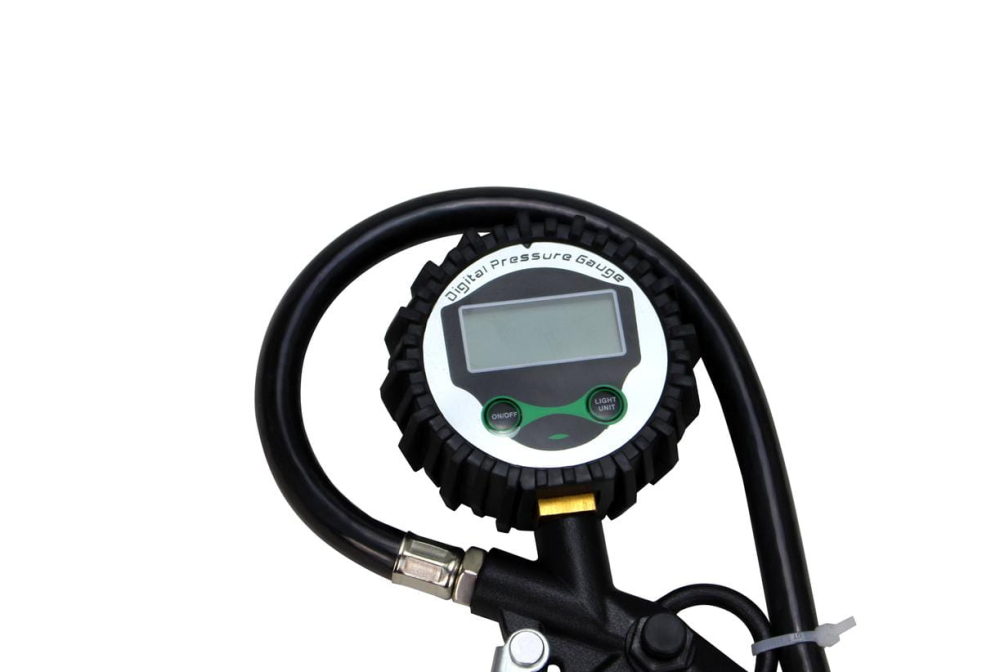 Pistol de Umflare Profesional cu Manometru Digital, Presiune 12 Bar, Furtun 30cm și Conector 1/4" [2]