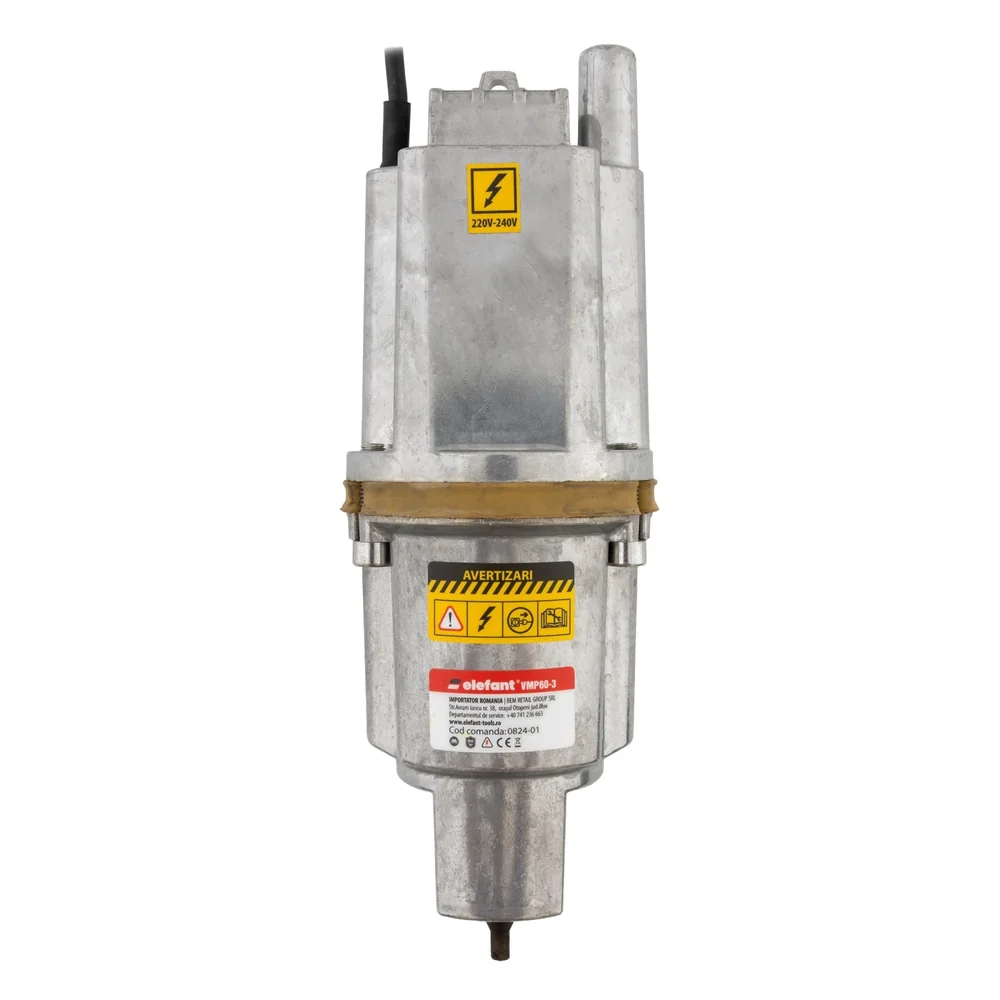 Pompă de apă cu vibrații 280W, 18 l/min, 220–240V, temperatură maximă 35°C, VMP60-3 [2]