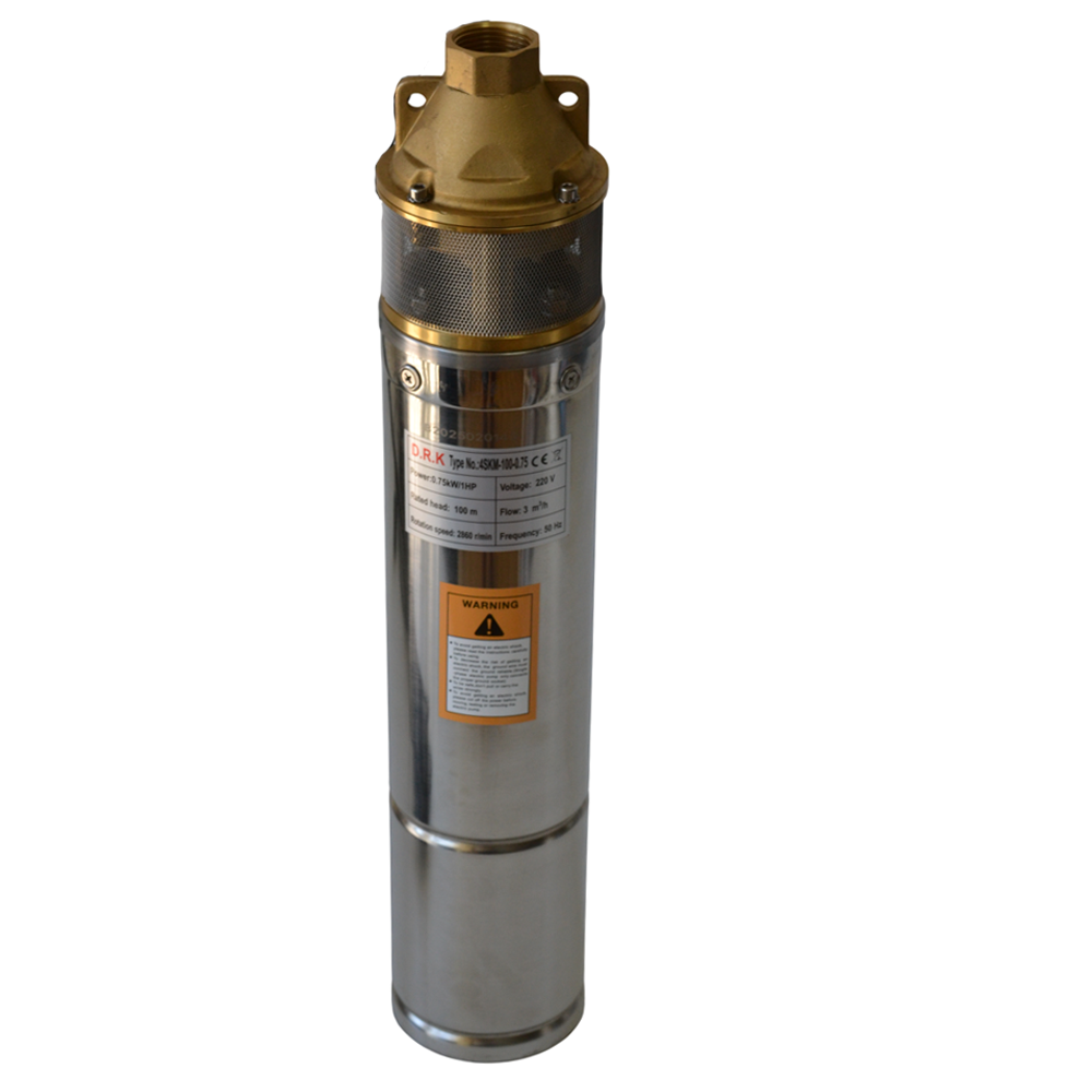 SET: Pompă submersibilă 4SKM-100, 0,75 kW, 3000 l/h, refulare 100 m, 2 turbine, cablu 15 m + Presostat electronic PC-13AB [3]