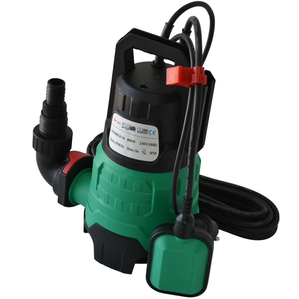 Pompă submersibilă pentru apă murdară, 400 W, 8500 l/h, flotor și cablu de 10 m, CSP400LD [3]