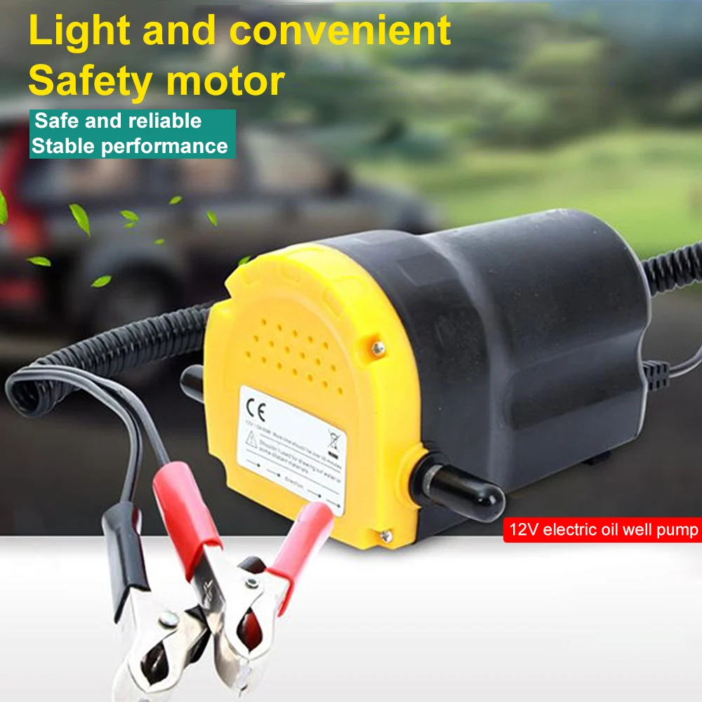 Pompa transfer lichide, combustibil, uleiuri, 12V, debit 3-4 litri/minut [5]