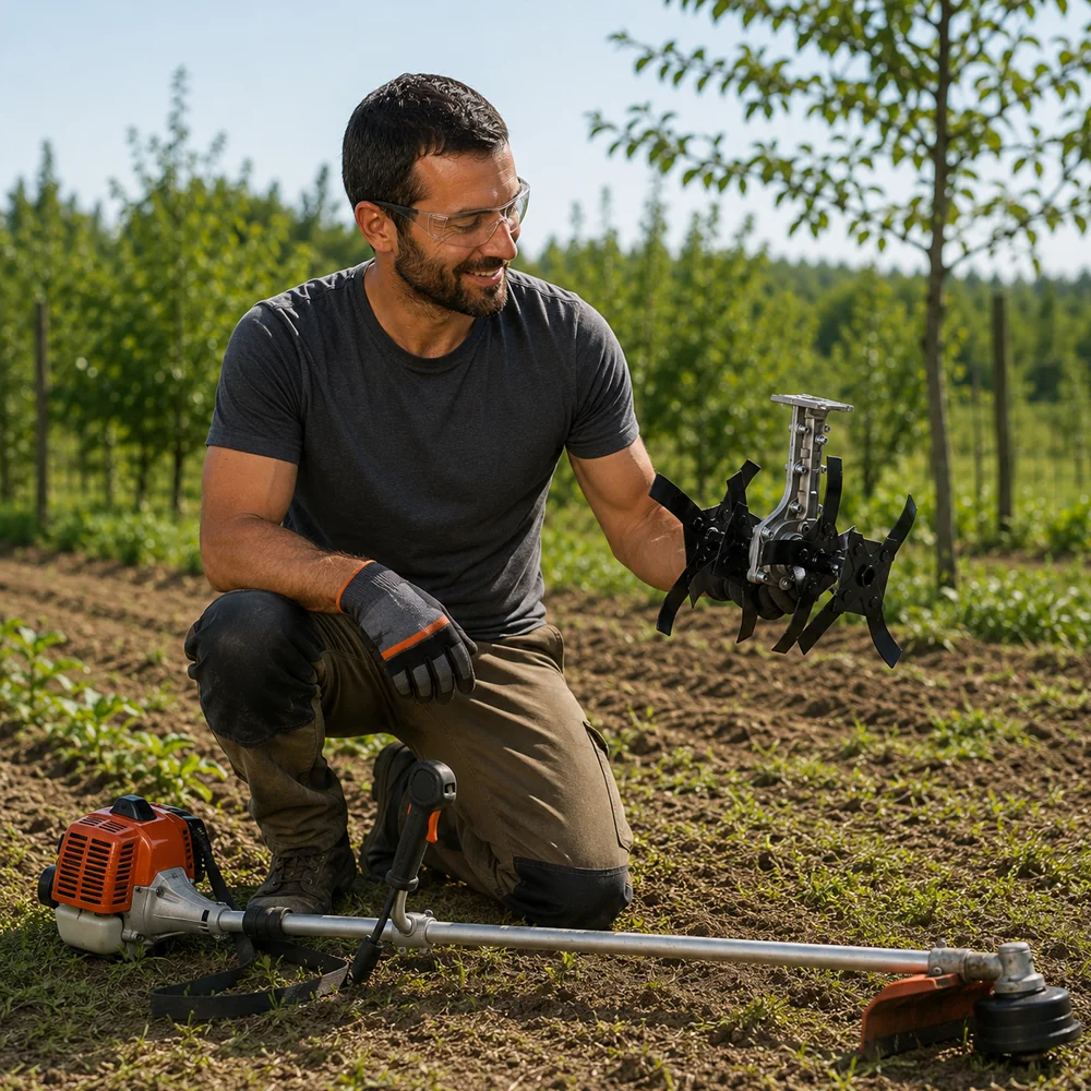 Cultivator pentru motocoasă, tijă 28 mm, prindere 9 pini [4]