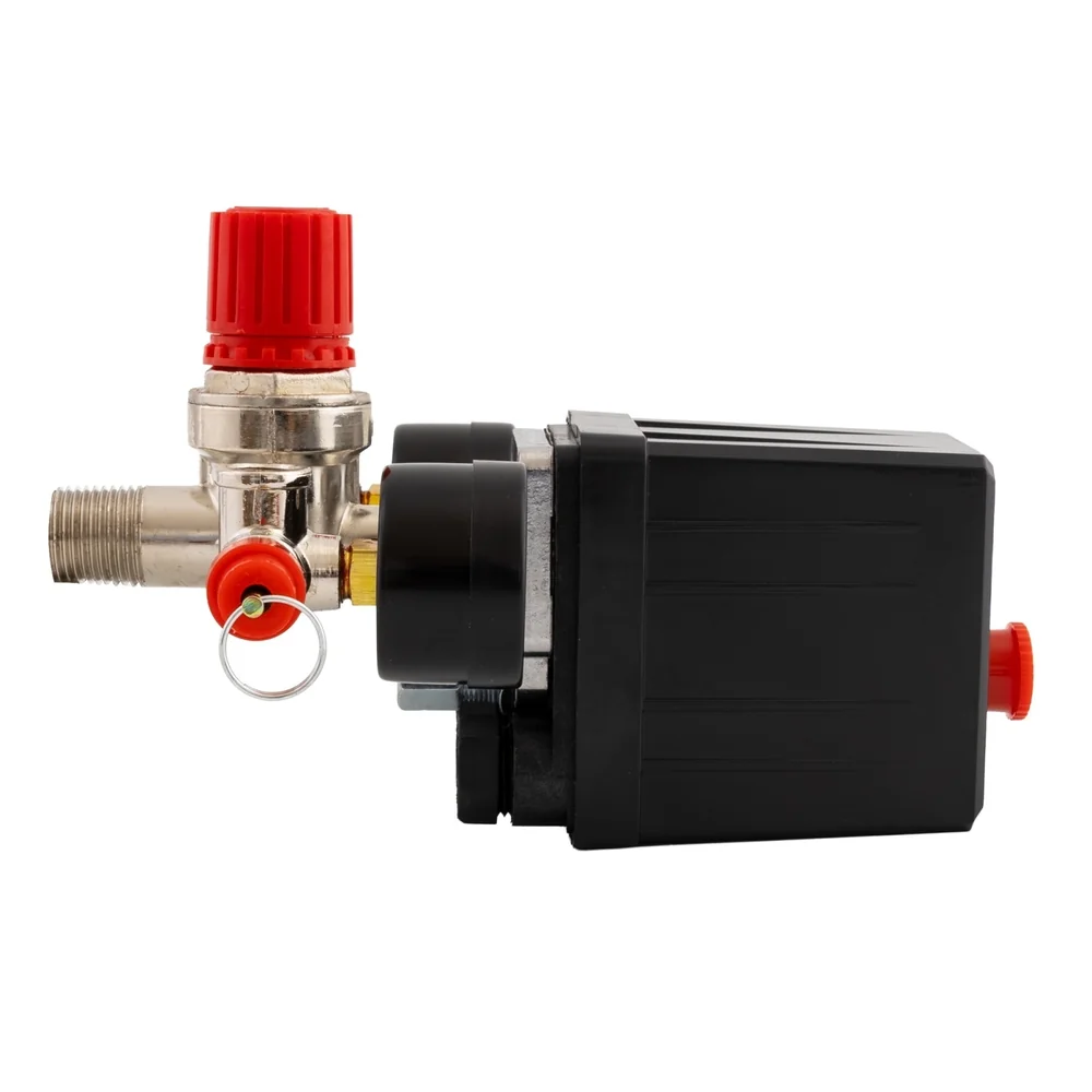 Presostat cu manometre pentru compresor, 220 V, 0–170 psi, SP032 [4]