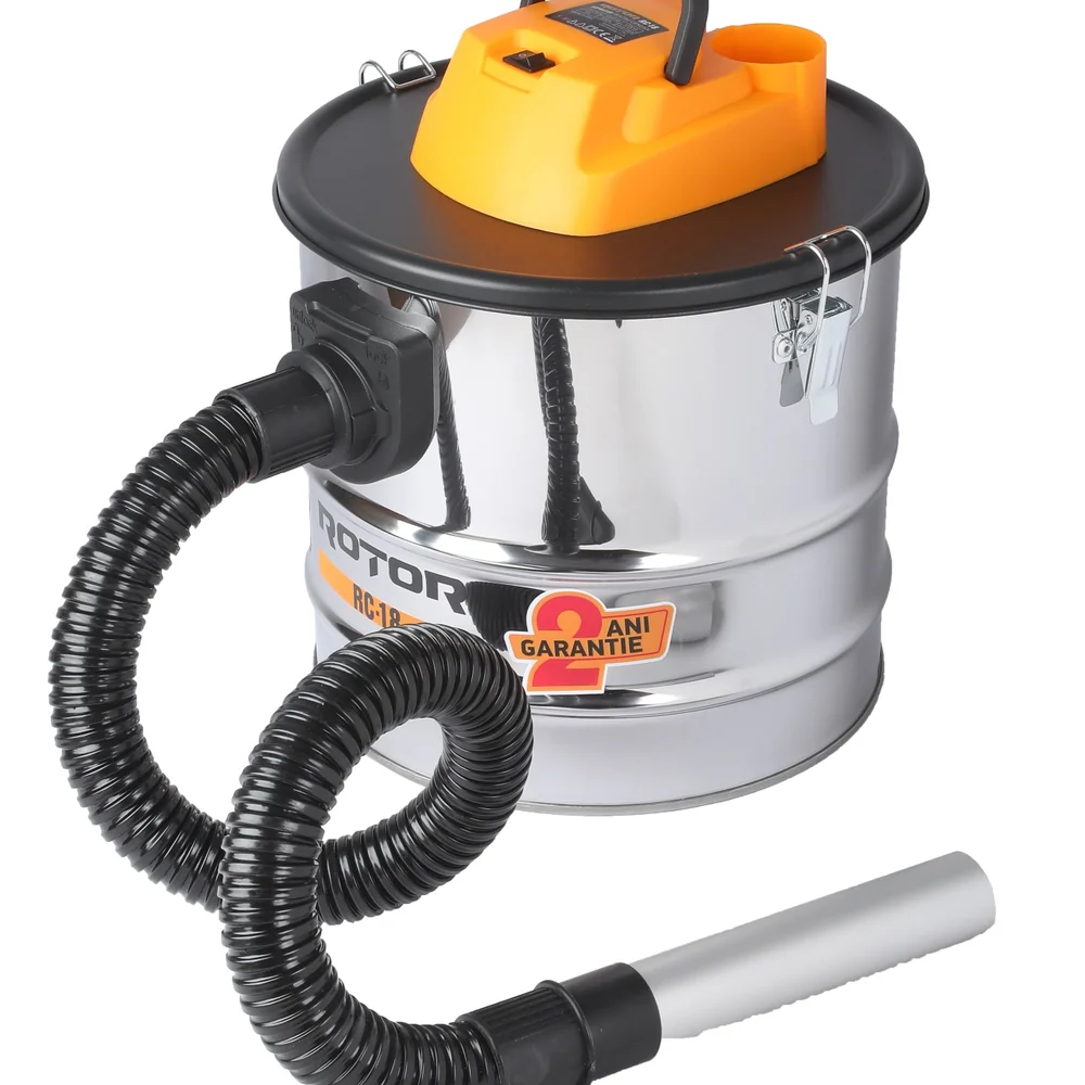 Aspirator pentru cenușă 1200W, rezervor metalic 18 L, filtru HEPA lavabil, RC-18 [4]