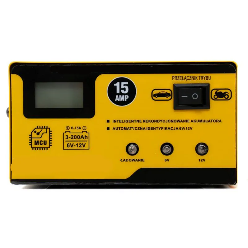 Redresor Auto 15A, 6/12V, Încărcare Automată în 8 Pași, Capacitate 6-200Ah, Eficiență 98%, IP20 [2]