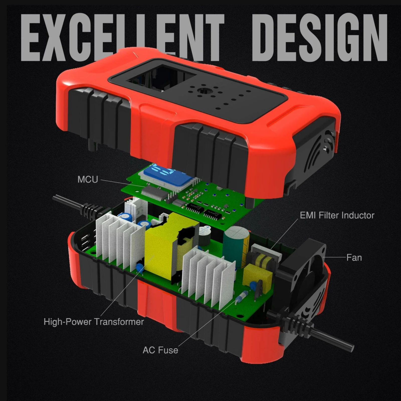 Redresor Auto,cu incarcare rapida si functie de reparare/desulfatare, 12-24V, 10A, Pb-acid, AGM, EFB, LiFePO40 [6]
